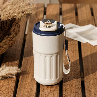 Smart Digital Thermal Bottle Portable Coffee Mug Stainless