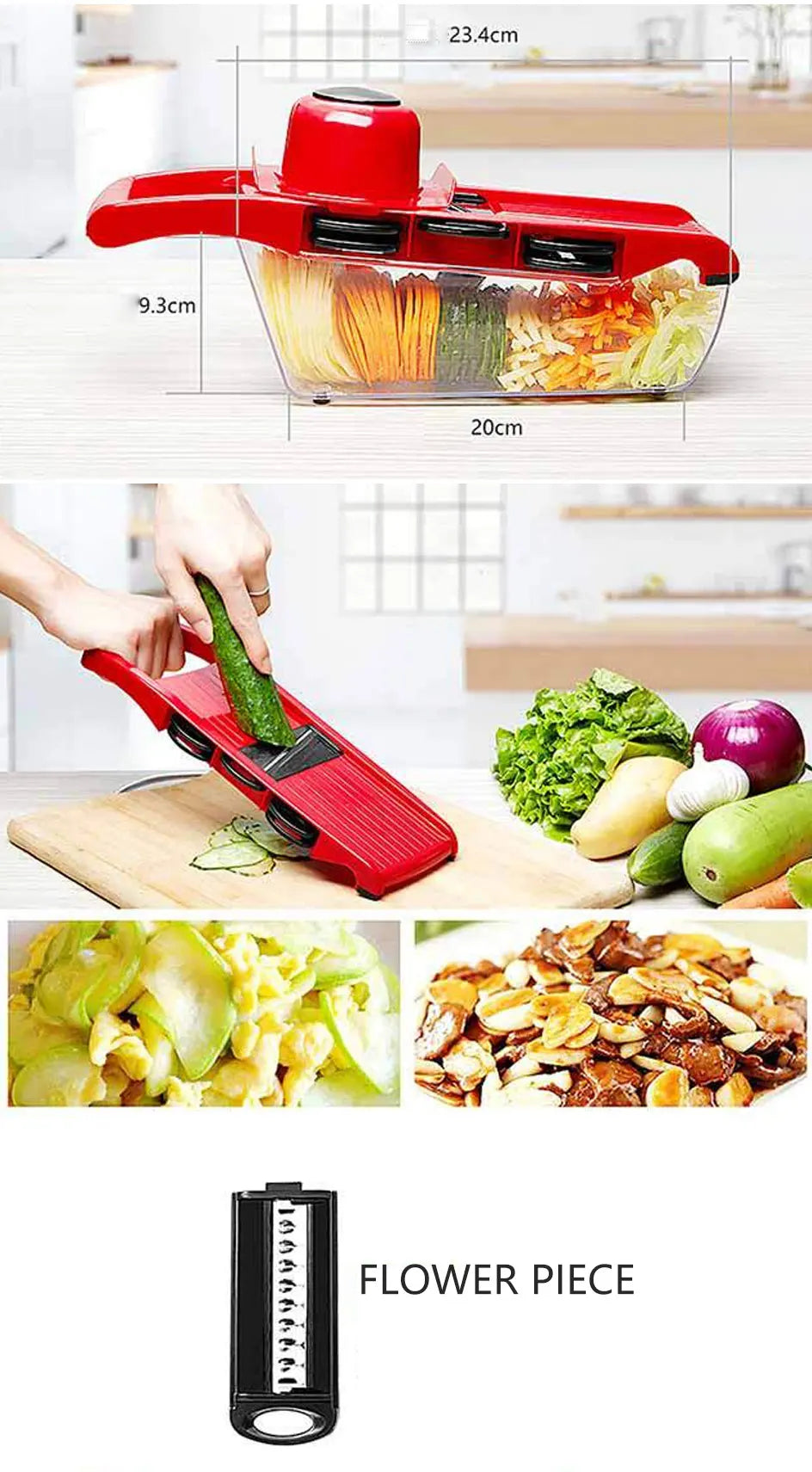 10 in 1 Vegetable Cutter Mandoline Slicer
