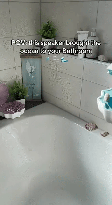 Shell Lamp with Bluetooth Speaker